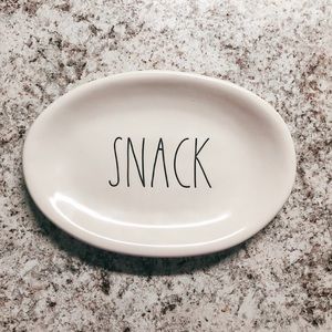 Rae Dunn “Snack” Plate